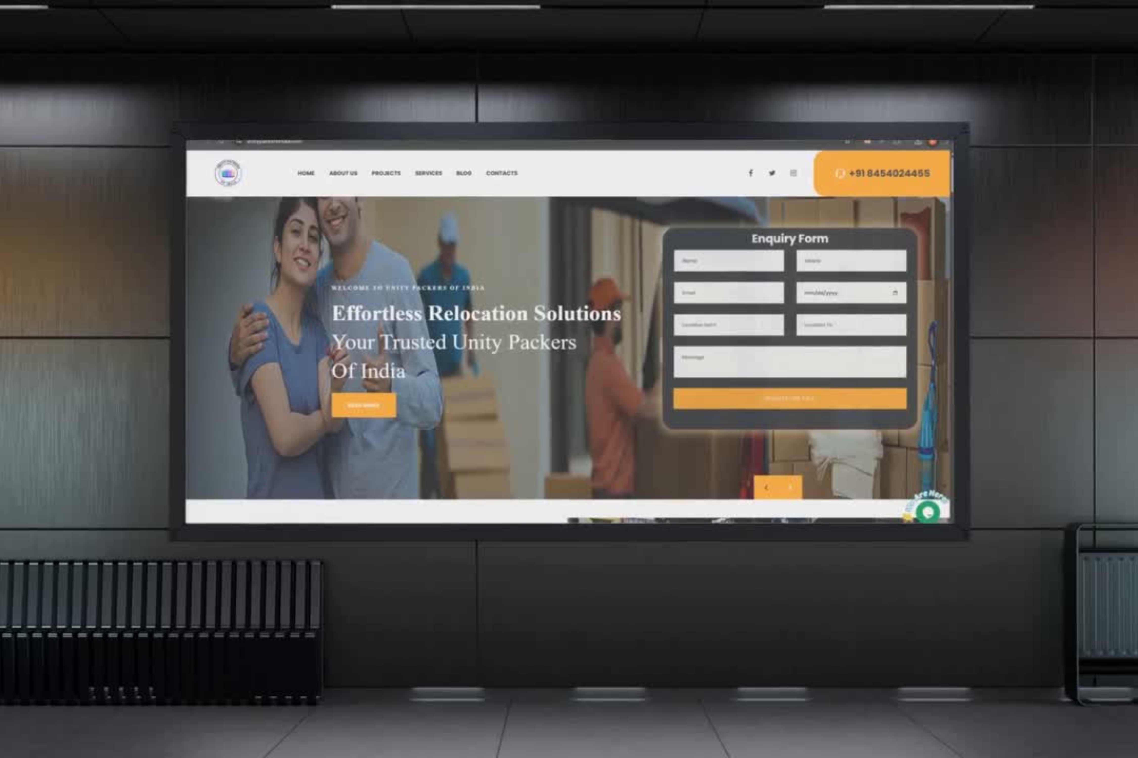Couriers Website Design and Development